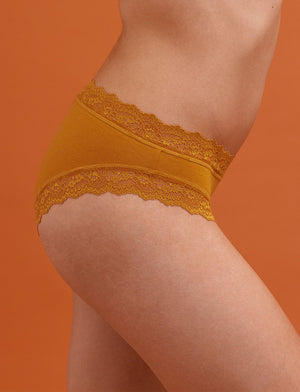 WonderKnit™ Bikini - Amber - Cotton/Modal/Spandex -Thirdlove,modelYY