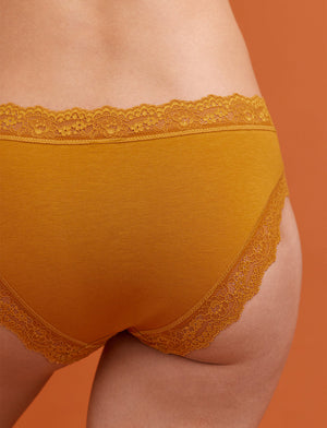 WonderKnit™ Bikini - Amber - Cotton/Modal/Spandex -Thirdlove,modelYY