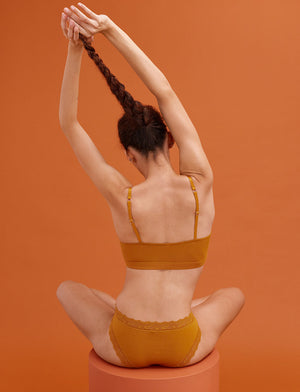 WonderKnit™ Bikini - Amber - Cotton/Modal/Spandex -Thirdlove,modelYY