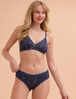 WonderKnit™ Bikini - Bloom Indigo - Cotton/Modal/Spandex - ThirdLove,modelCC