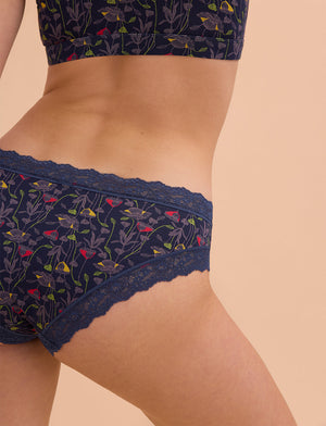WonderKnit™ Bikini - Bloom Indigo - Cotton/Modal/Spandex - ThirdLove,modelCC