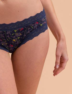 WonderKnit™ Bikini - Bloom Indigo - Cotton/Modal/Spandex - ThirdLove,modelCC