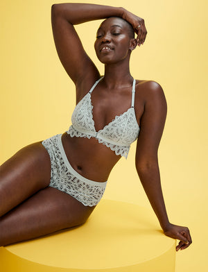 Boho Lace Front Closure Bralette - Daydream - Nylon/Spandex/Polyester -Thirdlove