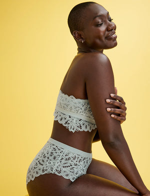 Boho Lace Front Closure Bralette - Daydream - Nylon/Spandex/Polyester -Thirdlove