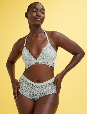 Boho Lace Front Closure Bralette - Daydream - Nylon/Spandex/Polyester -Thirdlove
