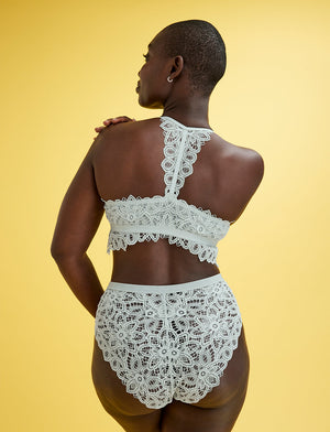 Boho Lace Front Closure Bralette - Daydream - Nylon/Spandex/Polyester -Thirdlove