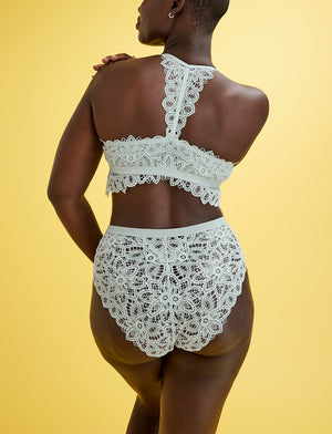 Boho Lace Mid-Rise Brief - Daydream - Nylon/Spandex/Cotton - ThirdLove,modelAA