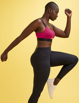 Kinetic Impact Sports Bra, Sangria - Thirdlove - Nylon/Spandex/Powermesh,modelAA