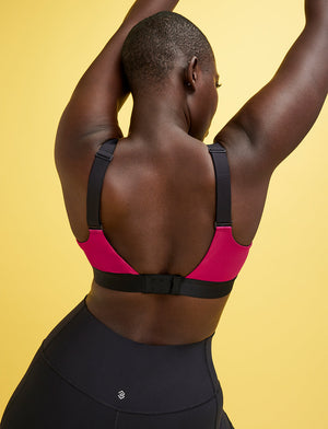 Kinetic Impact Sports Bra, Sangria - Thirdlove - Nylon/Spandex/Powermesh,modelAA