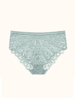 Boho Lace Mid-Rise Brief - Daydream - Nylon/Spandex/Cotton - ThirdLove,modelAA
