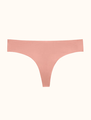 Comfort Stretch Thong - Cameo - Nylon/Spandex - ThirdLove,modelD