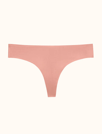 Comfort Stretch Thong - Cameo - Nylon/Spandex - ThirdLove,modelD