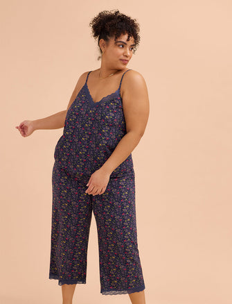 WonderKnit™ Cami - In Bloom Indigo - Cotton/Modal/Spandex -Thirdlove