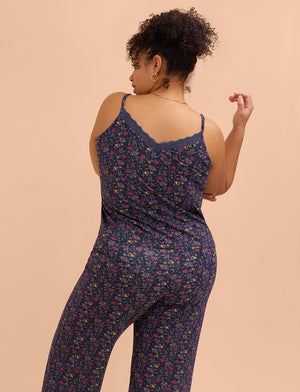 WonderKnit™ Cami - In Bloom Indigo - Cotton/Modal/Spandex -Thirdlove