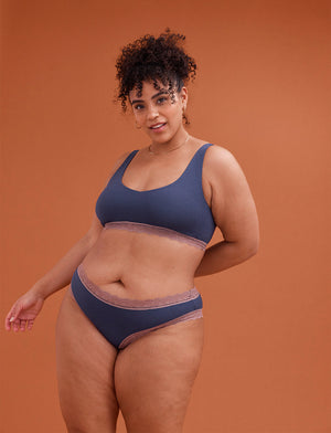 WonderKnit™ Bikini - Indigo Twilight - Cotton/Modal/Spandex - ThirdLove,model5