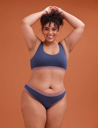 WonderKnit™ Bikini - Indigo Twilight - Cotton/Modal/Spandex - ThirdLove,model5