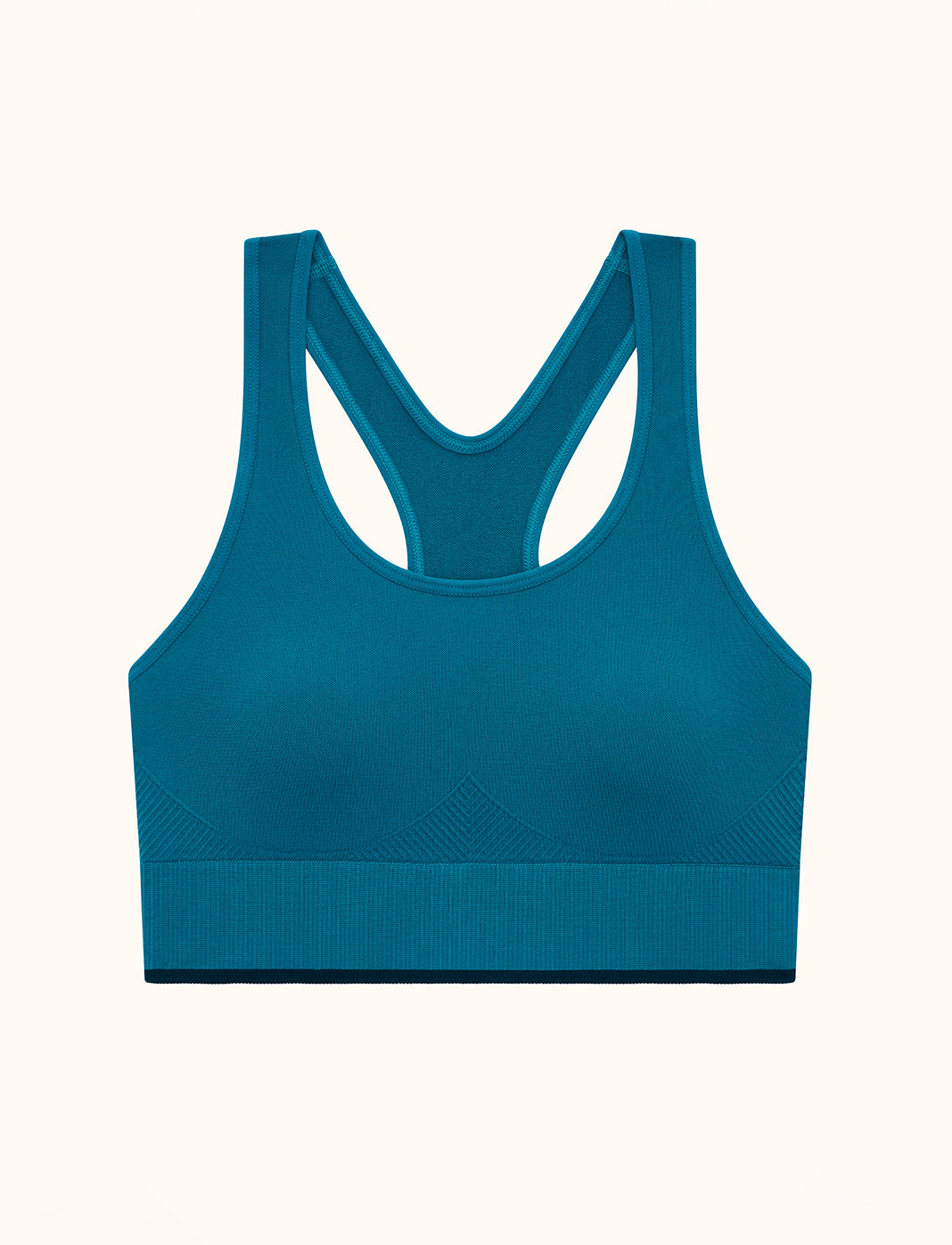 Flex Seamless Racerback Sports Bra - Ocean - Nylon/polyester/spandex -Thirdlove