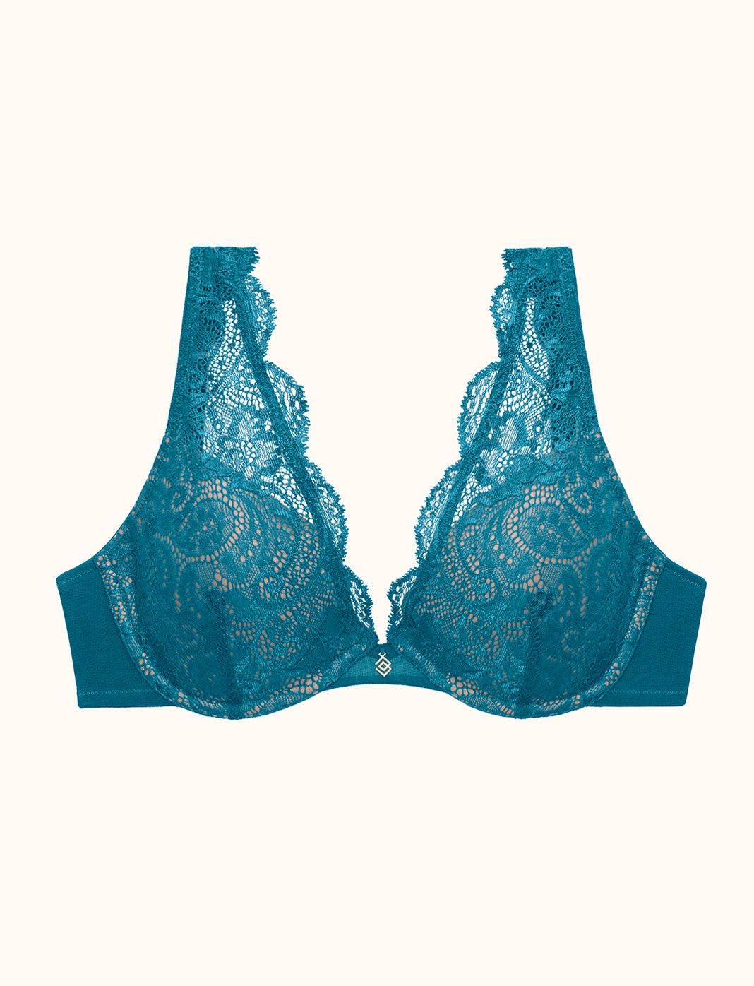 24/7® Lace Contour Plunge Bra, Ocean - Thirdlove - Nylon/Spandex,modelNN