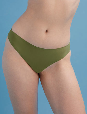 Comfort Stretch Bikini - Olive - Microfiber - ThirdLove,modelR