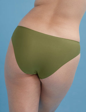 Comfort Stretch Bikini - Olive - Microfiber - ThirdLove,modelR