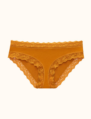 WonderKnit™ Bikini - Amber - Cotton/Modal/Spandex -Thirdlove,modelYY
