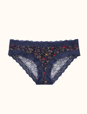 WonderKnit™ Bikini - Bloom Indigo - Cotton/Modal/Spandex - ThirdLove,modelCC
