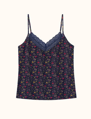 WonderKnit™ Cami - In Bloom Indigo - Cotton/Modal/Spandex -Thirdlove