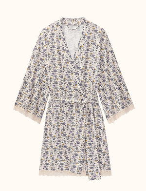 WonderKnit™ Robe - Bloom Sea Salt - Cotton/Modal/Spandex -Thirdlove