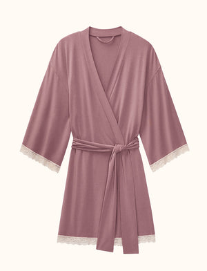 WonderKnit™ Robe - Twilight - Cotton/Modal/Spandex -Thirdlove
