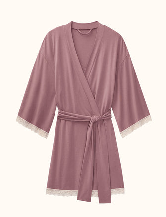 WonderKnit™ Robe - Twilight - Cotton/Modal/Spandex -Thirdlove