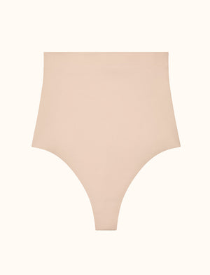 Sculpt Thong - Taupe - Nylon/Spandex - ThirdLove,modelOO
