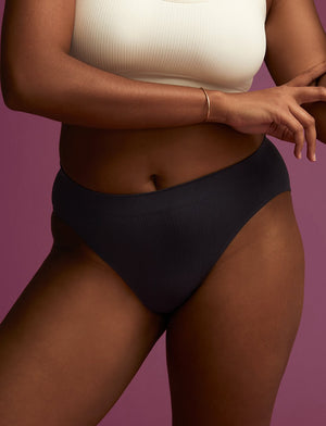 Form Seamless High-Leg Bikini - Mercury - Nylon/Spandex - ThirdLove,modelEE