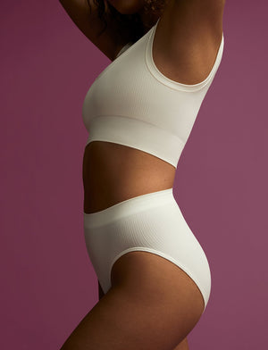 Form Seamless Scoop Bralette - Sea Salt - Nylon/Spandex -Thirdlove