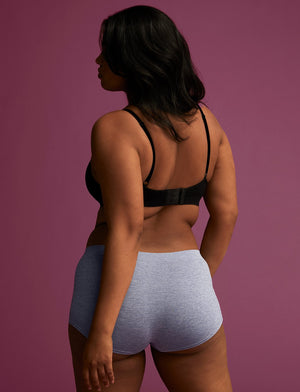 Form Seamless Shortie - Tempest Heather - Nylon/Spandex - ThirdLove,modelDD