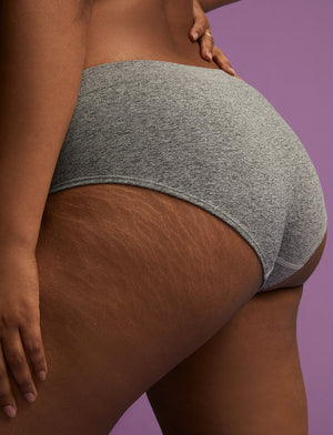Form Seamless Hipster - Gray Heather - Nylon/Spandex - ThirdLove,modelDD