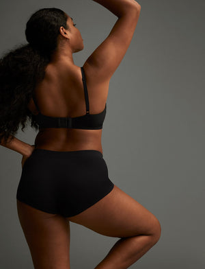Form Seamless Shortie - Black - Nylon/Spandex - ThirdLove,modelEE
