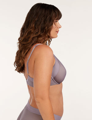 Shadow Stripe Uplift Plunge,Stormy Lilac - Thirdlove - mesh,modelE