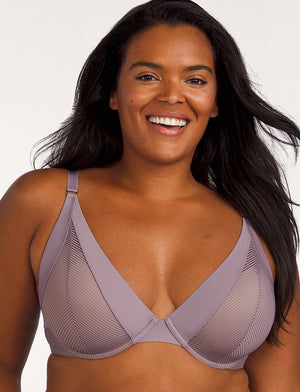 Shadow Stripe Hipster - Stormy Lilac - Mesh - ThirdLove,modelJ