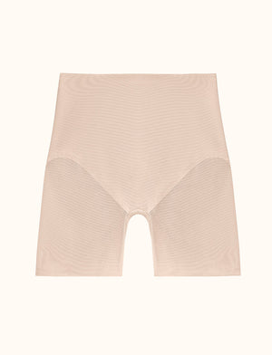 Sheer Lift Shortie - Taupe - Nylon/Spandex - ThirdLove,modelOO