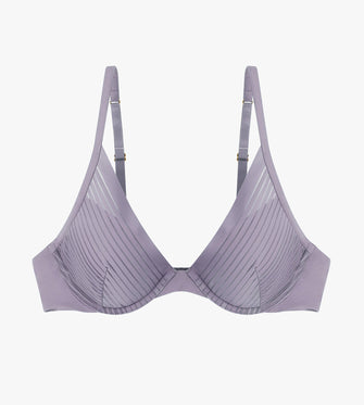 24/7™ Seamless Stripe Plunge Bra