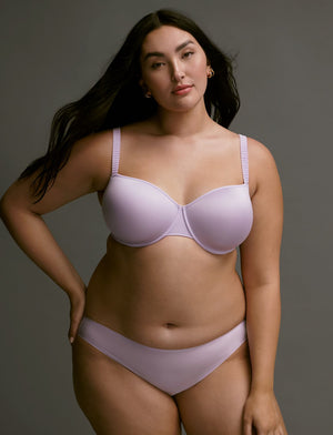 24/7™ Classic T-Shirt Bra, Lavender - Thirdlove - Nylon/Spandex,modelH