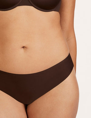 Comfort Stretch Bikini - Espresso - Microfiber - ThirdLove,modelW