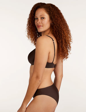 Comfort Stretch Bikini - Espresso - Microfiber - ThirdLove,modelW