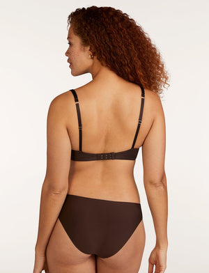 Comfort Stretch Bikini - Espresso - Microfiber - ThirdLove,modelW