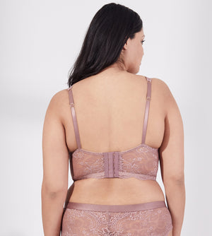 Longline Lace Plunge Bra