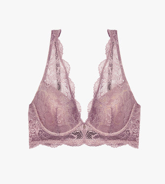 Longline Lace Plunge Bra