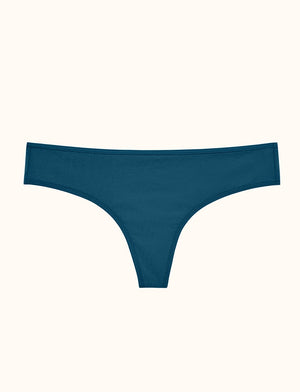 Pima Cotton Thong - Peacock - Cotton - ThirdLove,modelGG