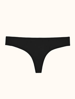 Comfort Stretch Thong - Black - Nylon/Spandex - ThirdLove