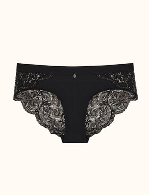 Lace Back Cheeky - Black - Nylon/viscose/spandex - ThirdLove