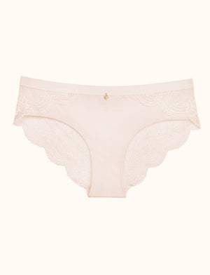 Lace Back Cheeky - Soft Pink - Nylon/viscose/spandex - ThirdLove